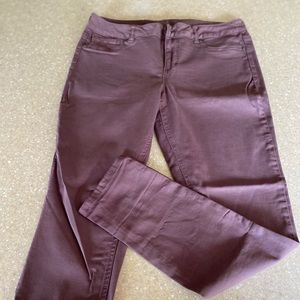 Purple/mauve skinny pant